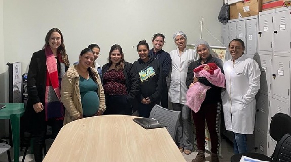 A Secretaria Municipal de Saúde realizou no mês de Agosto a Roda de Amamentação do Agosto Dourado.