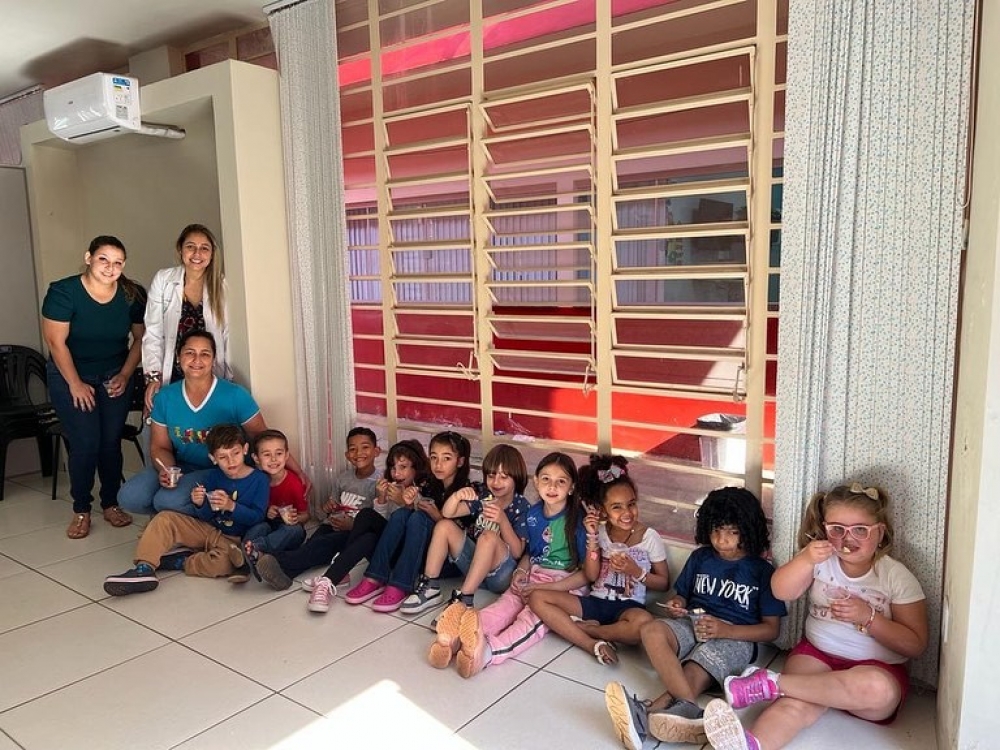 Hoje pela manhã, foi realizada uma Atividade da TRILHA DA ALIMENTAÇÃO com os alunos do Pré-Il do CMEI.