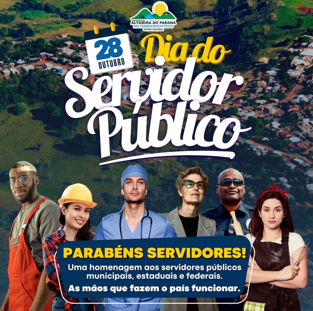 DIA 28 DE OUTUBRO - DIA DO SERVIDOR PÚBLICO!