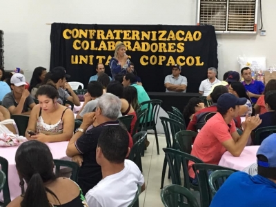 Colaboradores da Unitá e Copacol participam de confraternização em Altamira do Paraná
