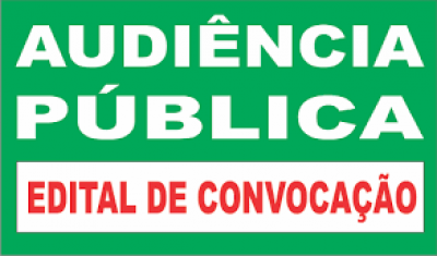   EDITAL DE CONVOCAÇÃO DE AUDIÊNCIA PÚBLICA PRESTAÇÃO DE CONTAS DA SAÚDE -  1º QUADRIMESTRE DE 2019