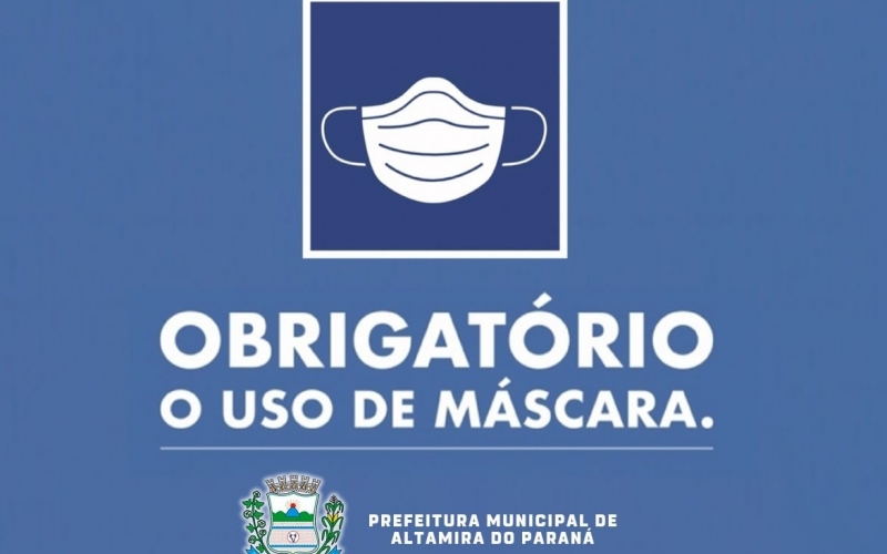 Vamos nos prevenir, a mascara deve ser utilizada todas as vezes que saímos de casa, assim estaremos protegendo a nós e a