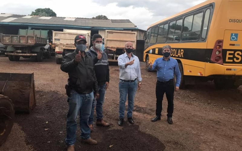 visita do Prefeito do Município do Laranjal, João Elinton