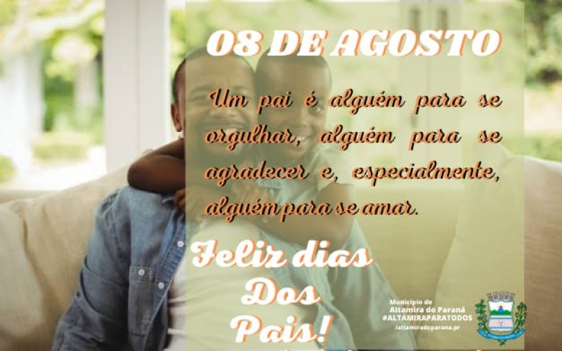 Feliz dia dos Pais!