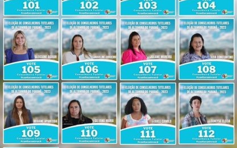 Lista dos Candidatos ao cargo de Conselheiro Tutelar