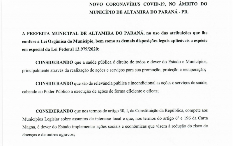 Altamira fecha o comércio a partir desta sexta-feira