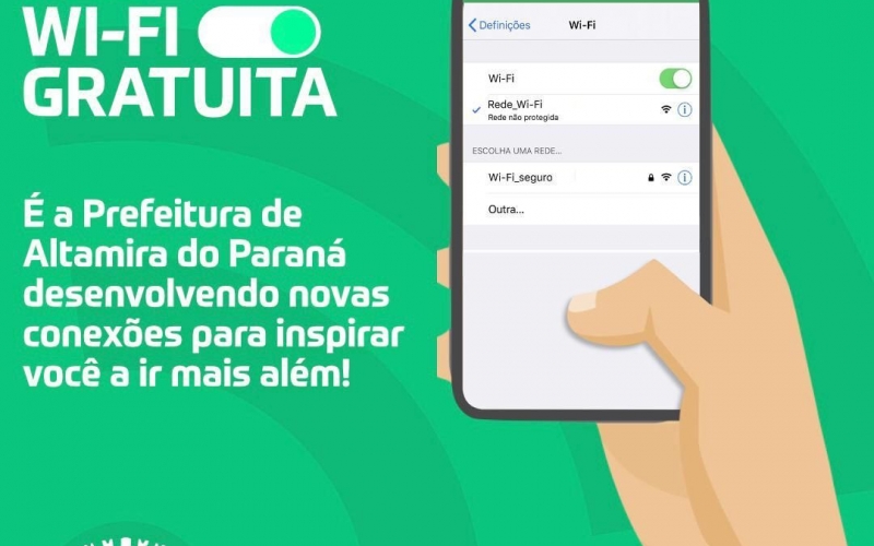 Município disponibiliza Internet gratuita a partir de hoje