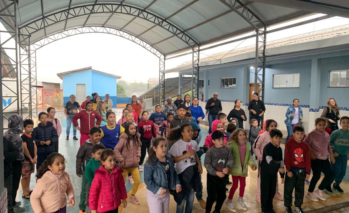 Dia do Desafio movimentou a  atividade física hoje em Altamira do Paraná